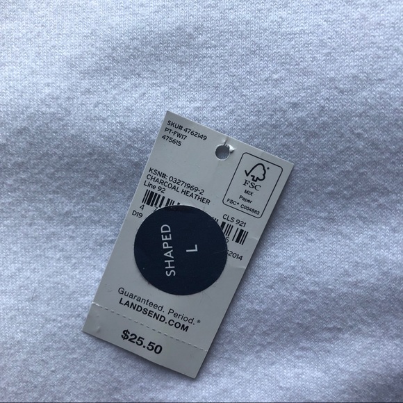 Lands’ End Supima Black Women’s Top XL - Picture 10 of 10